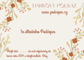 Dárkový poukaz na střední Podčepec